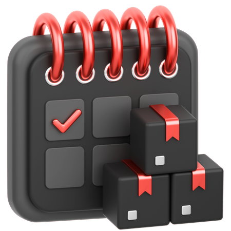 Delivery Schedule  3D Icon