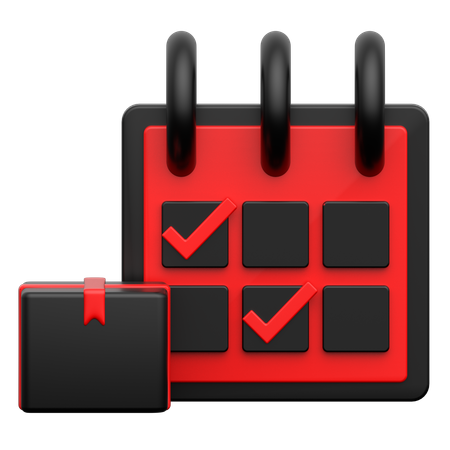 Delivery Schedule  3D Icon
