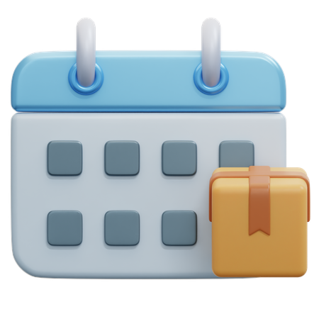 Delivery Schedule  3D Icon