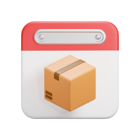 Delivery Schedule  3D Icon