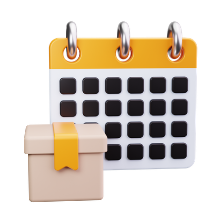 Delivery Schedule  3D Icon