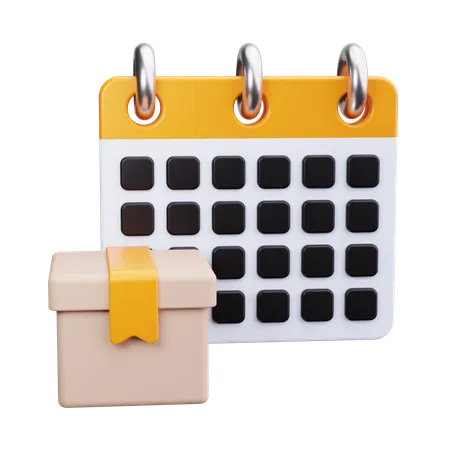 Delivery Schedule  3D Icon