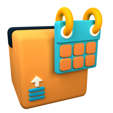 Delivery Schedule  3D Icon