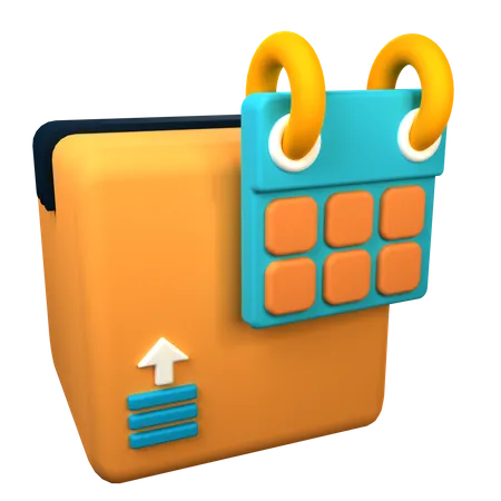 Delivery Schedule  3D Icon