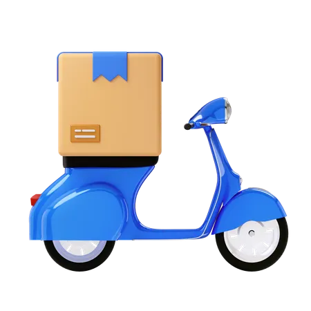 Delivery scooter  3D Icon