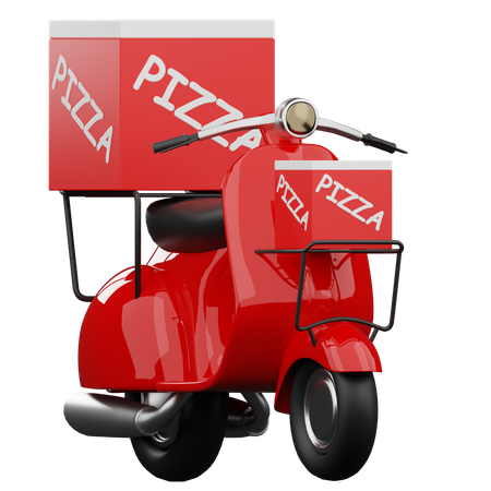 Delivery Scooter  3D Icon