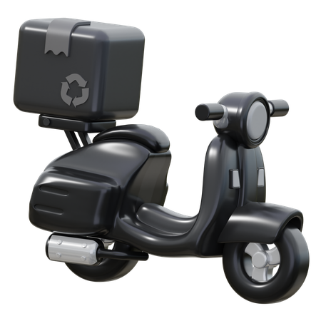 Delivery Scooter  3D Icon