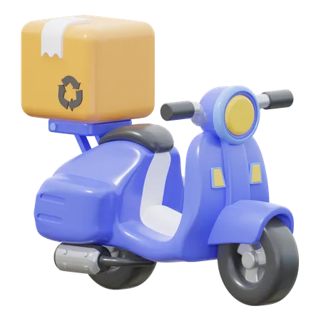 Delivery Scooter  3D Icon