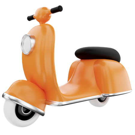 Delivery Scooter  3D Icon