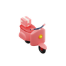 delivery-scooter 3d logo