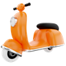 delivery-scooter 3d images