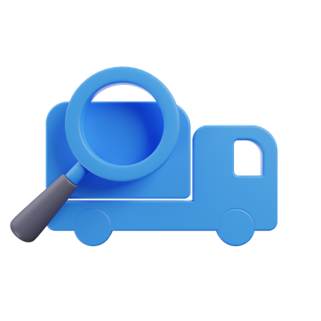 Delivery Search  3D Icon