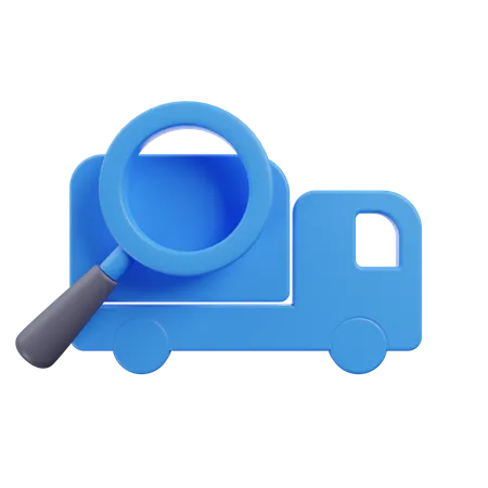 Delivery Search  3D Icon