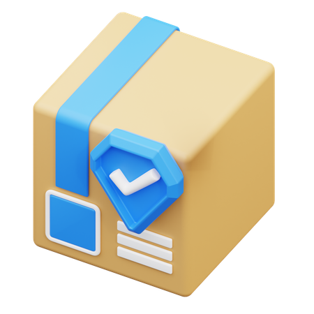 Delivery Security  3D Icon