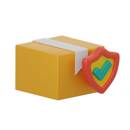 Delivery Security  3D Icon