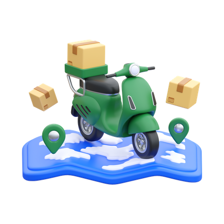 Delivery Service  3D Icon