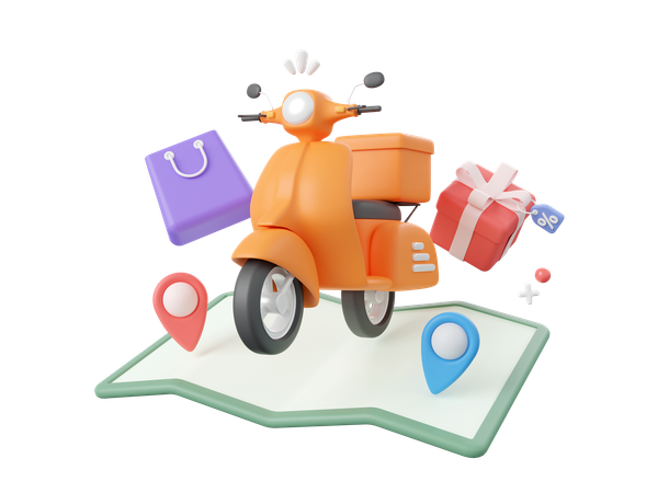 Delivery Service  3D Icon