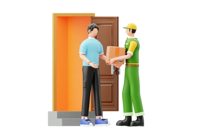 Delivery Services  3D Illustration