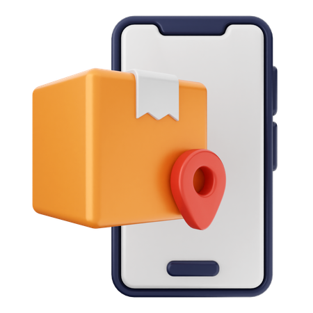 Delivery Smartphone  3D Icon