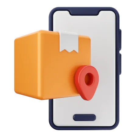 Delivery Smartphone  3D Icon