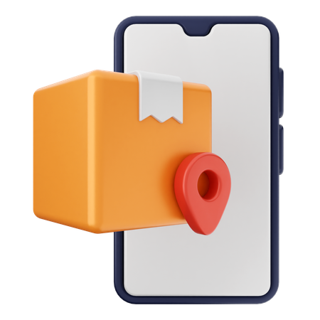 Delivery Smartphone  3D Icon