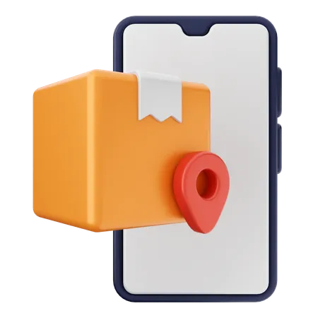 Delivery Smartphone  3D Icon