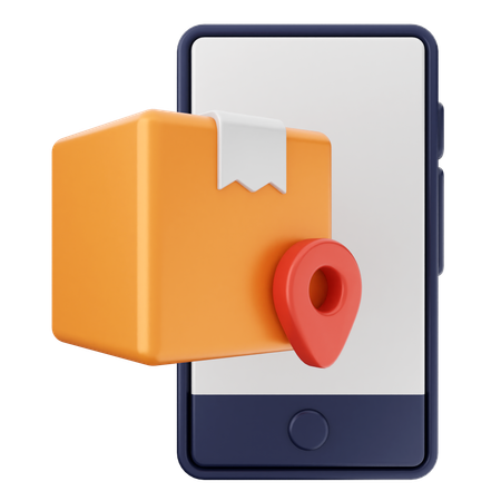 Delivery Smartphone  3D Icon