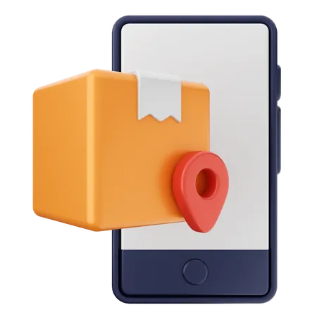 Delivery Smartphone  3D Icon