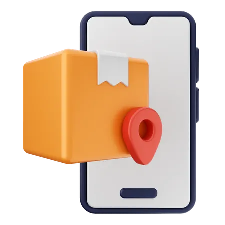 Delivery Smartphone  3D Icon