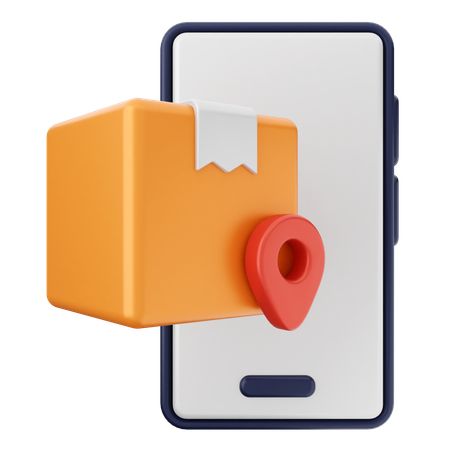 Delivery Smartphone  3D Icon