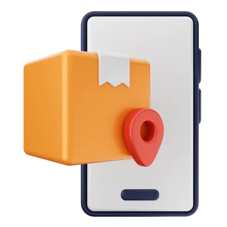 Delivery Smartphone  3D Icon