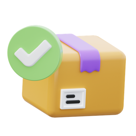 Delivery success  3D Icon