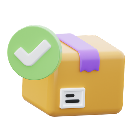 Delivery success  3D Icon