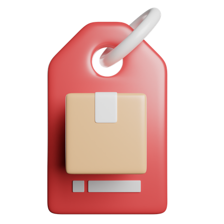 Delivery Tag  3D Icon