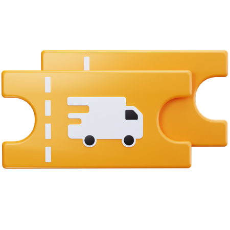 Delivery Ticket  3D Icon