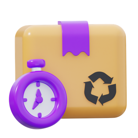 Delivery Time  3D Icon