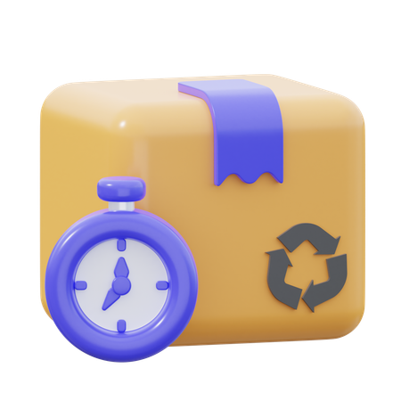 Delivery Time  3D Icon