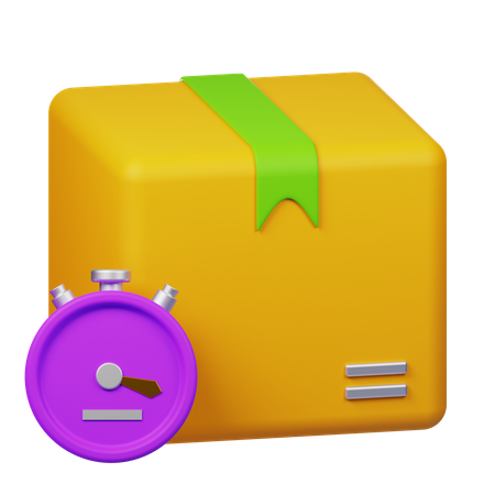 Delivery Time  3D Icon