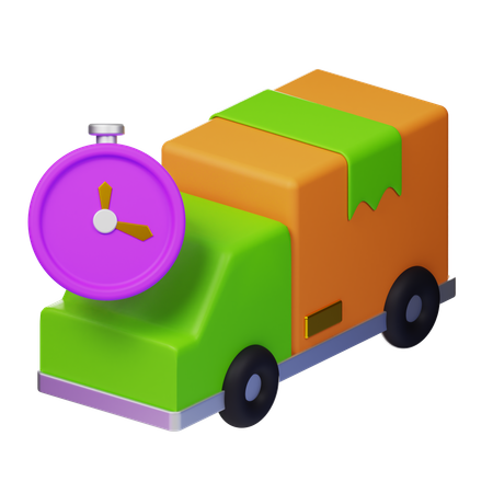 Delivery Time  3D Icon