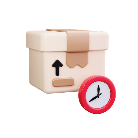 Delivery Time  3D Icon