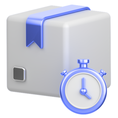 Delivery Time  3D Icon