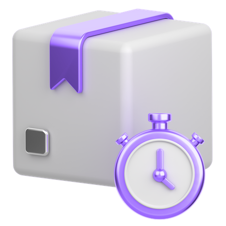 Delivery Time  3D Icon