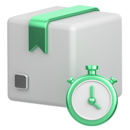 Delivery Time  3D Icon