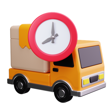 Delivery Time  3D Icon