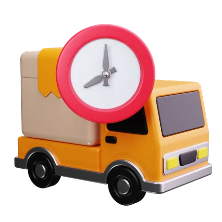 Delivery Time  3D Icon