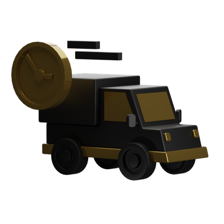 Delivery Time  3D Icon