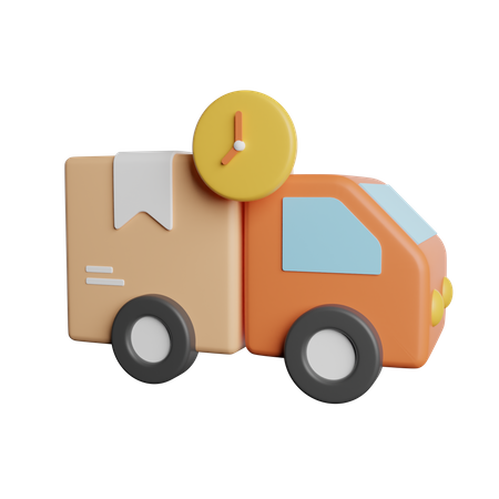 Delivery Time  3D Icon