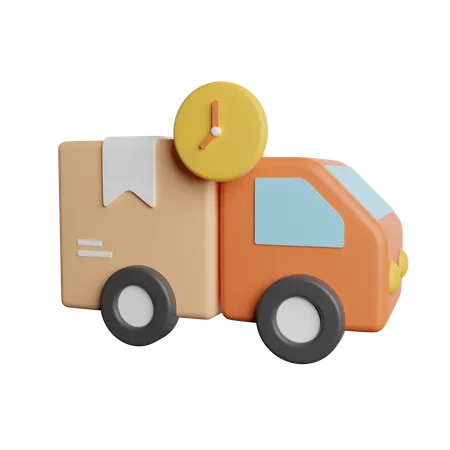 Delivery Time  3D Icon