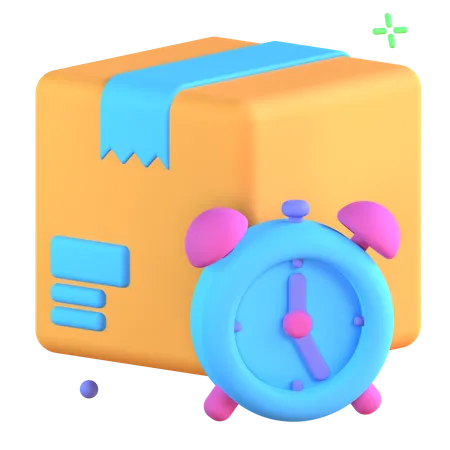 Delivery Time  3D Icon