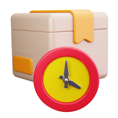 Delivery Time  3D Icon